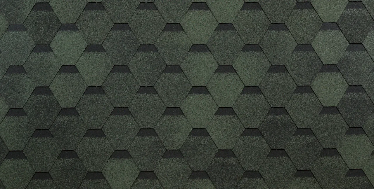 Гибкая черепица Shinglas (Шинглас) Оптима Соната Зеленый