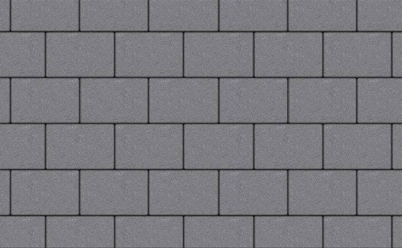 Плитка тротуарная ВЫБОР ЛА-Линия Б.1.П.8 гладкий цвет серый