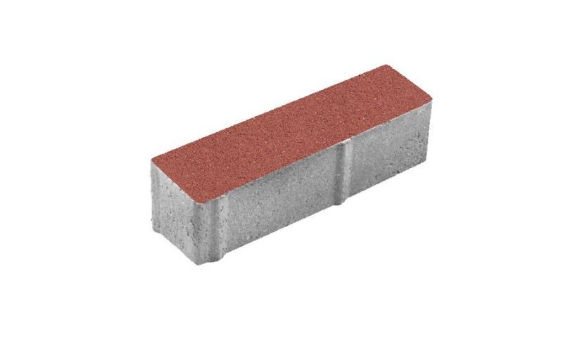 Плитка тротуарная ВЫБОР Паркет Б.8.П.8 гладкий цвет красный 360*80*80 мм