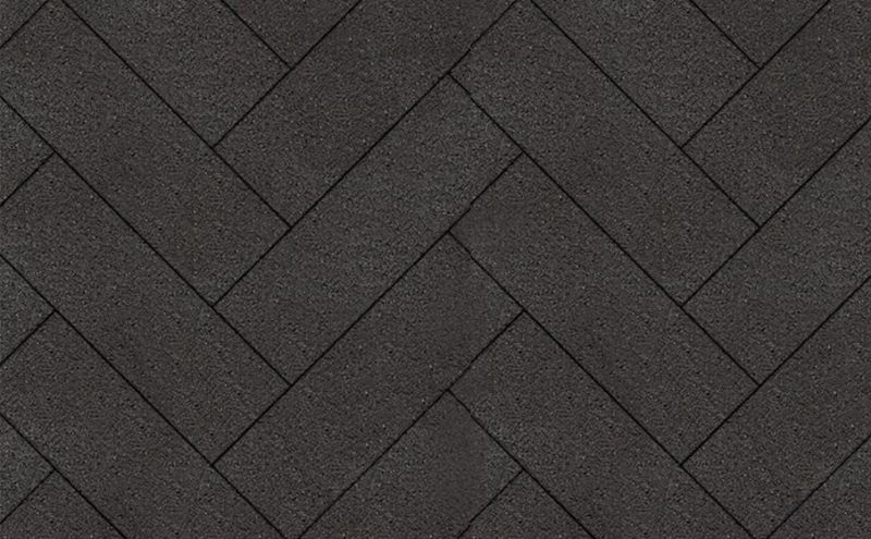 Плитка тротуарная ВЫБОР Паркет Б.6.П.8 гладкий цвет черный 600*200*80 мм