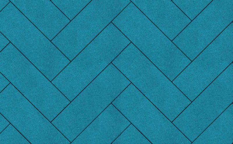 Плитка тротуарная ВЫБОР Паркет Б.6.П.8 гладкий цвет синий 600*200*80 мм