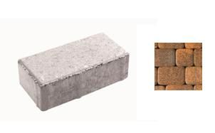 Плитка тротуарная ВЫБОР ЛА-Линия А.2.П.4 Листопад гладкий цветСаванна 200*100*40 мм