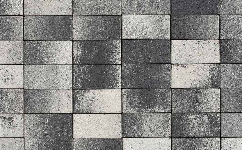 Плитка тротуарная ВЫБОР ЛА-Линия А.2.П.4 Листопад гладкий цветАнтрацит 200*100*40 мм