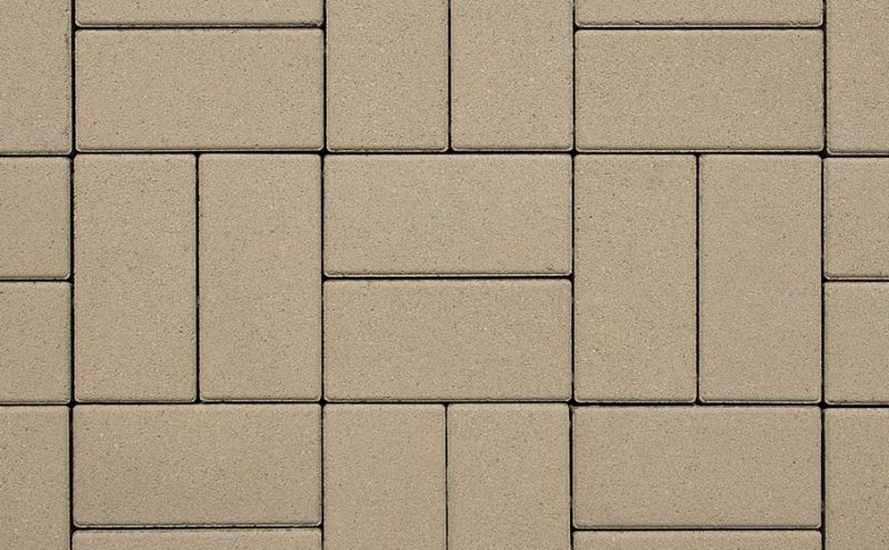 Плитка тротуарная ВЫБОР ЛА-Линия В.2.П.10 гладкий цвет белый 200*100*100 мм