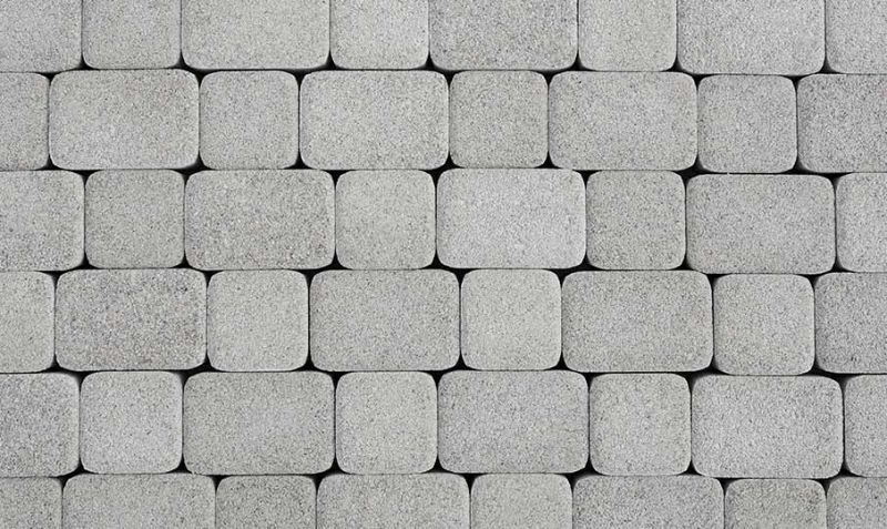 Плитка тротуарная ВЫБОР комплект из 2 видов плит Классико Б.1.КО.6 гранит цвет белый