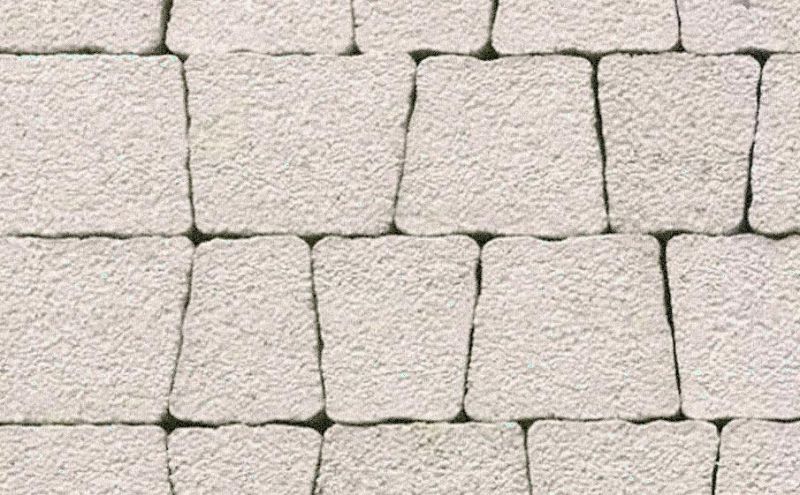 Плитка тротуарная ВЫБОР комплект из 5 видов плит Антик Б.3.А.6 гранит цвет белый