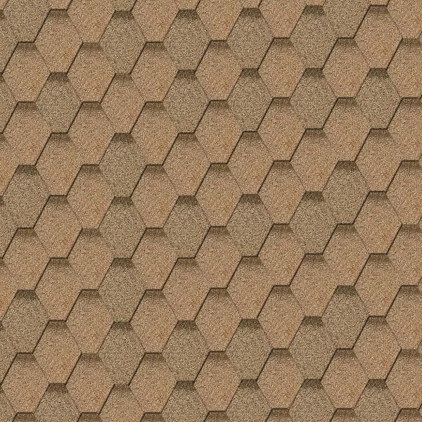 Гибкая черепица IKO Superglass Hex Cedarwood