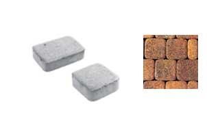 Плитка тротуарная ВЫБОР Классико А.1.КО.4 Листопад гранит цвет Арабская ночь