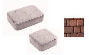 Плитка тротуарная ВЫБОР Классико А.1.КО.4 Листопад гранит цвет Клинкер