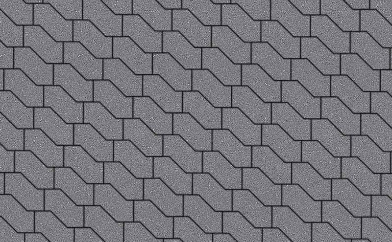 Плитка тротуарная ВЫБОР S-Форма В.3.Ф.10 гранит цвет серый 172*94*100 мм