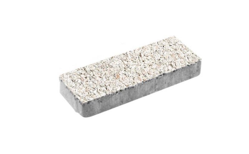 Плитка тротуарная ВЫБОР Паркет Б.6.П.8 гранит цвет белый 600*200*80 мм