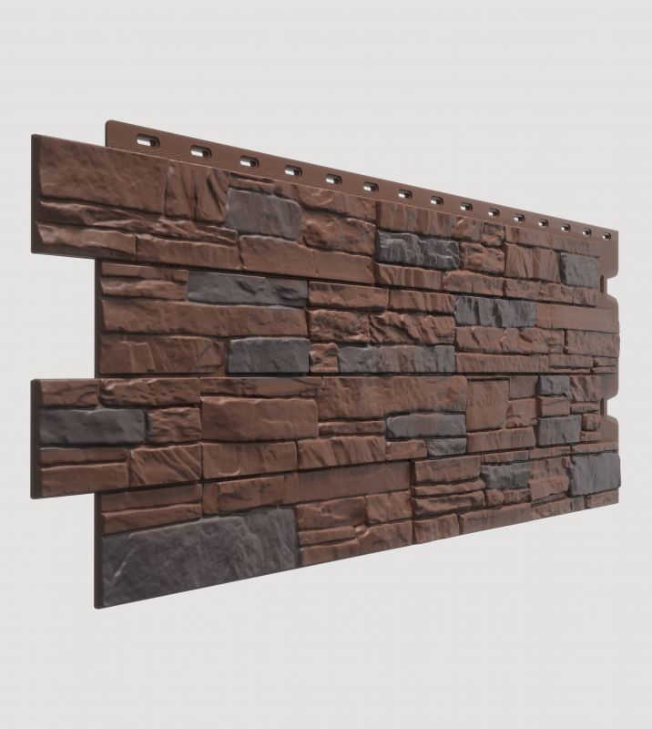 Фасадная панель Docke / Деке STEIN Темный орех, S 0,44 кв.м