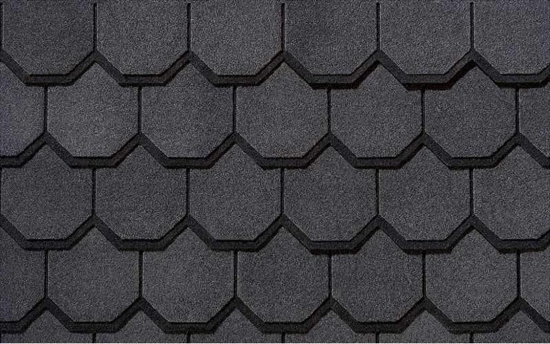 Гибкая черепица CertainTeed Carriage House Shangle Black Pearl