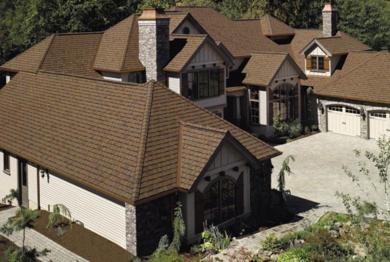 Гибкая черепица CertainTeed Grand Manor Shangle Brownston