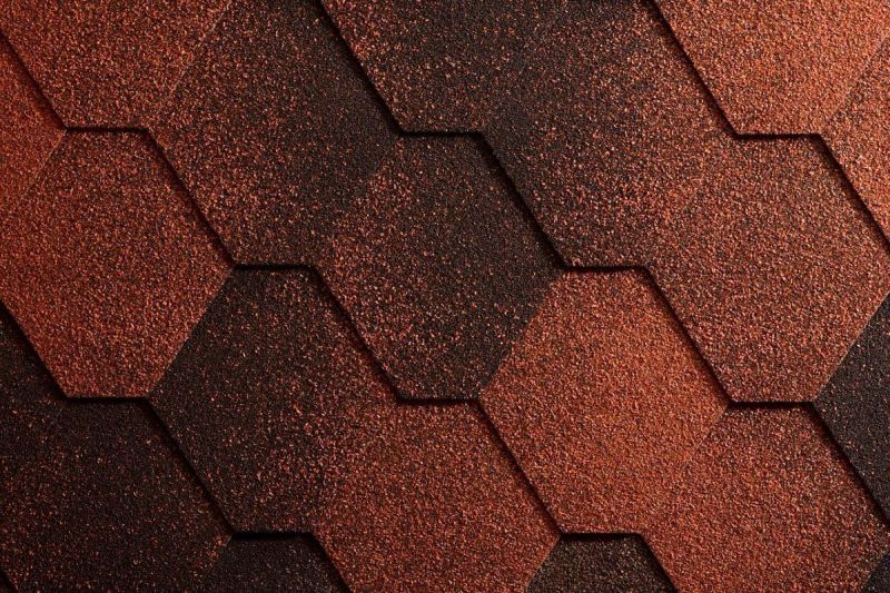 Гибкая черепица Icopal Antik Кирпично-красный