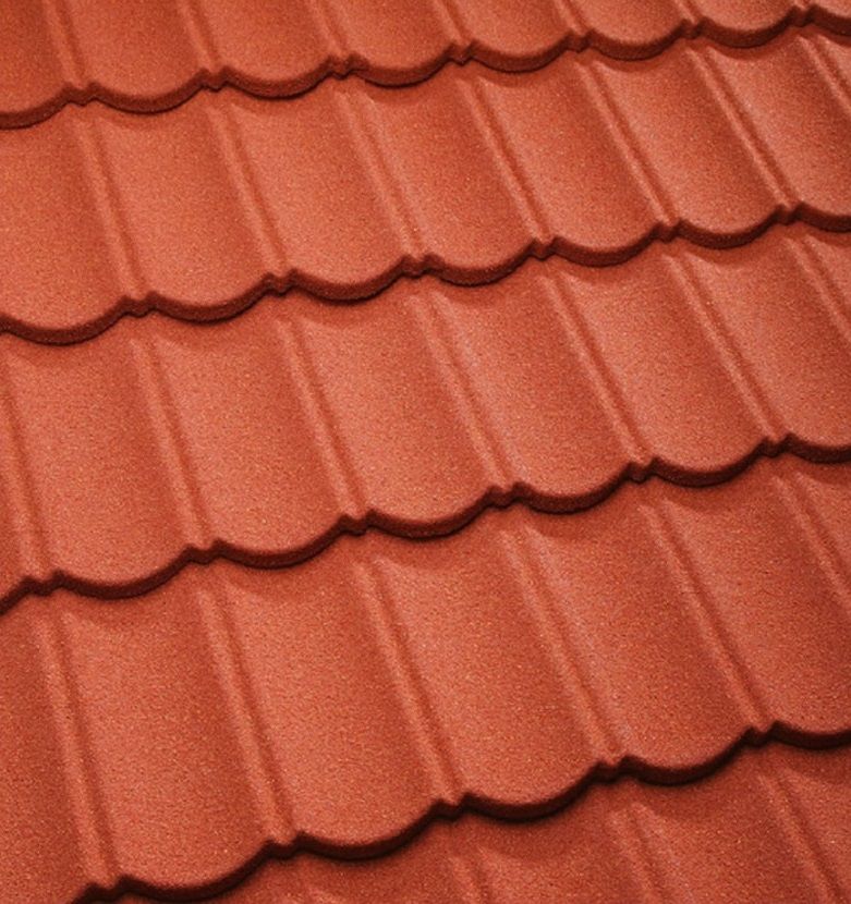 Композитная черепица Decra Лист Decra Classic Янтарно-коричневый (Декра)