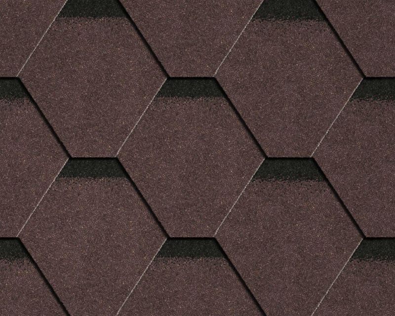 Гибкая черепица Icopal Plano Tema Натурально-коричневый