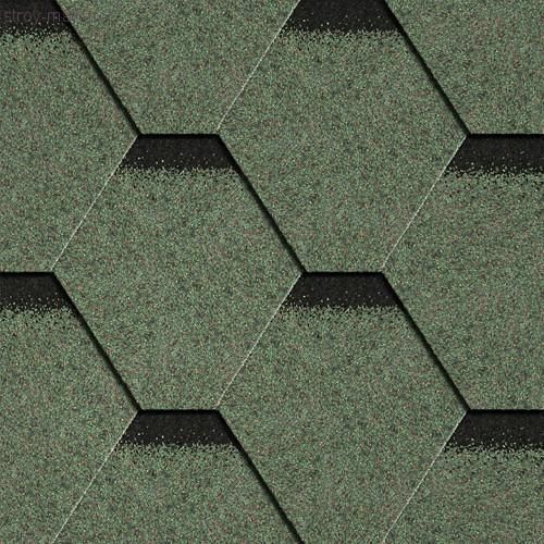 Гибкая черепица Icopal Plano Tema Зеленый лес