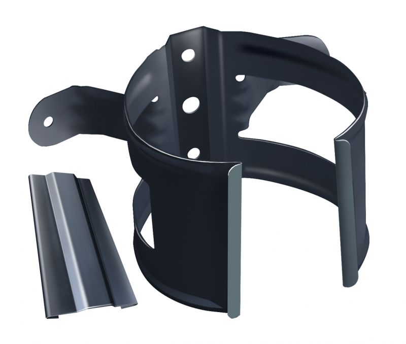 Grand Line Granite 125х90мм Кронштейн трубы на дерево  (саморезы в комплект не входят)