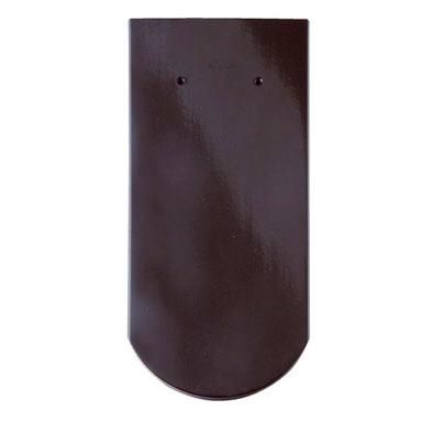 Керамическая рядовая черепица BRAAS (Браас) Опал Глубокий черный