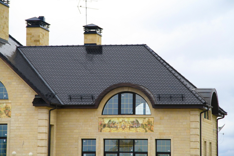 Керамическая рядовая черепица BRAAS (Браас) Опал Тик