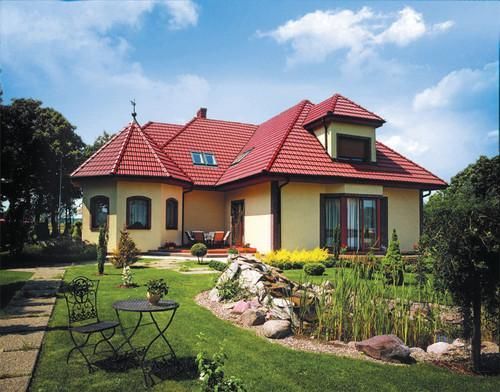 Керамическая рядовая черепица BRAAS (Браас) Рубин 11V Медный