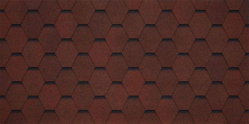 Гибкая черепица Tegola COMFORT GARDA, Rosso 409