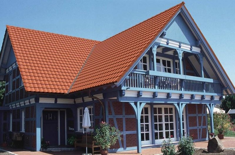 Керамическая рядовая черепица BRAAS (Браас) Топаз 13V Медный