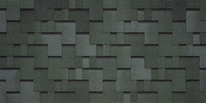 Гибкая черепица Tegola BUSINESS LAZIO, Verde 474