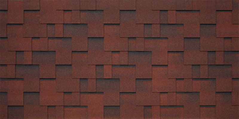 Гибкая черепица Tegola BUSINESS LAZIO, Amarone 410