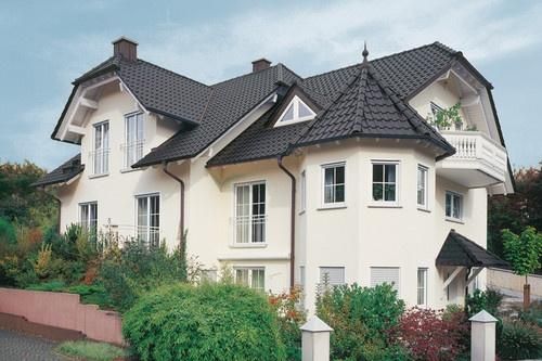 Керамическая рядовая черепица BRAAS (Браас) Рубин 13V Королевский серый