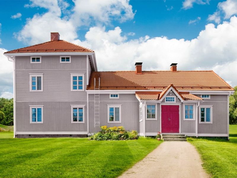 Цементно-песчаная черепица ORMAX, Кирпично-красная