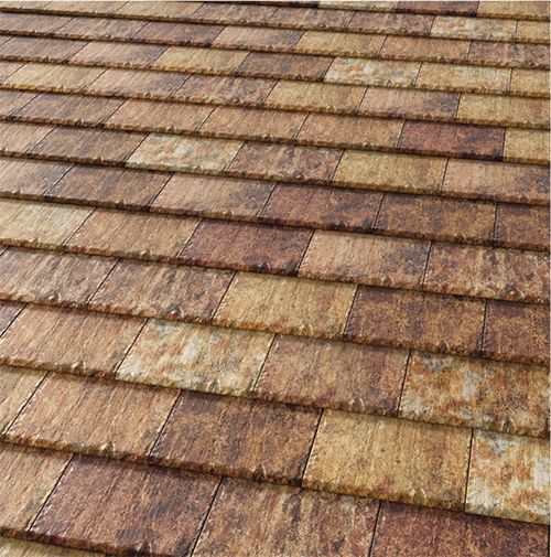 Керамическая черепица Tejas Borja FLAT-5XL DENVER GOLD