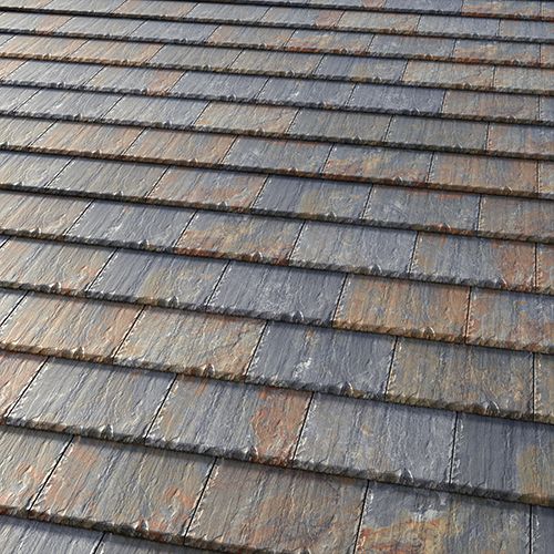 Керамическая черепица Tejas Borja FLAT-5XL PARIS OCRE