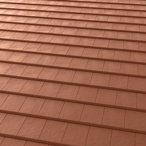 Керамическая черепица Tejas Borja FLAT-10 Tech RED