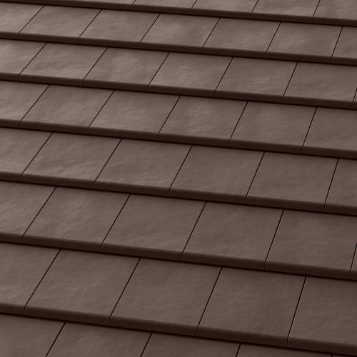 Керамическая черепица Tejas Borja FLAT-10 Tech CHOCOLATE