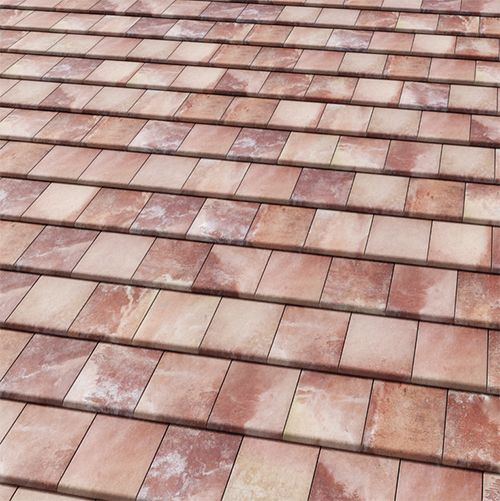 Керамическая черепица Tejas Borja FLAT-10 Tech IBIZA PINK