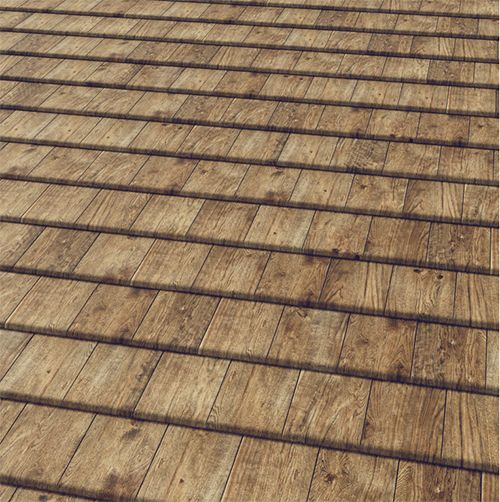 Керамическая черепица Tejas Borja FLAT-10 Tech TORONTO OAK