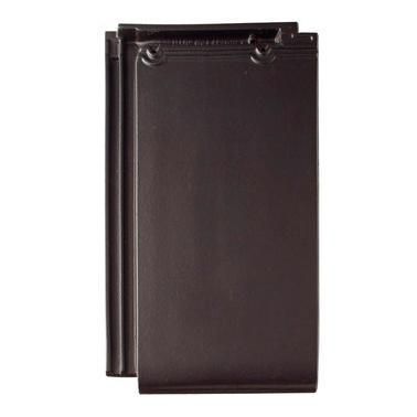 Керамическая рядовая черепица BRAAS (Браас) Турмалин Антрацит