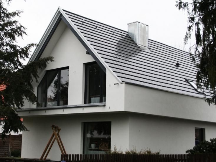 Керамическая рядовая черепица BRAAS (Браас) Турмалин Антрацит