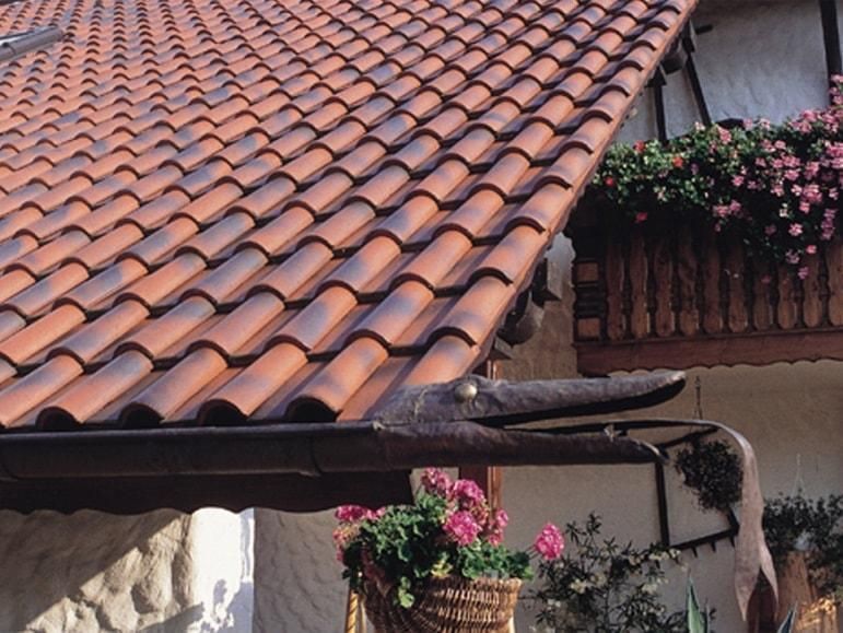 Керамическая рядовая черепица BRAAS (Браас) Сапфир Средиземноморский