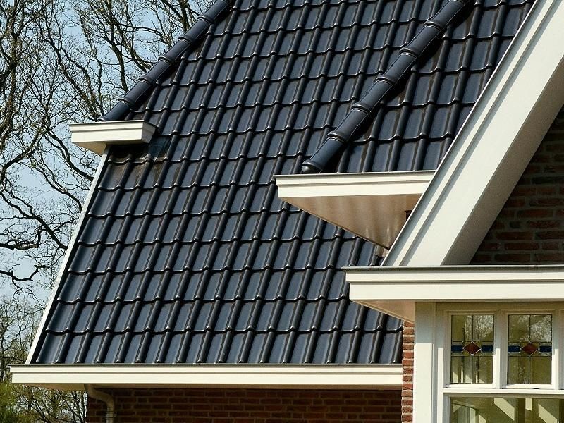 Керамическая черепица Koramic Universo 14 антрацит ангоб