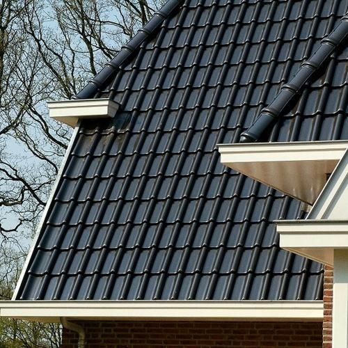 Керамическая черепица Koramic Universo 10 черный ангоб