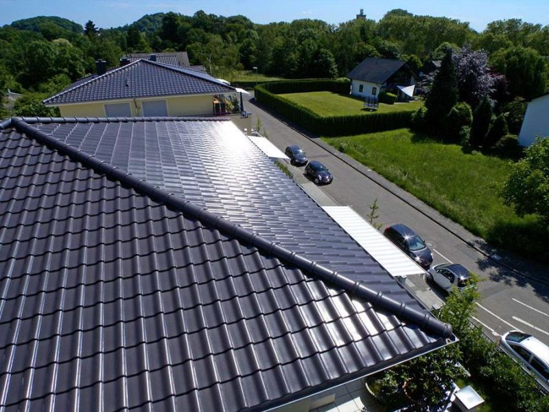 Керамическая черепица Koramic Alegra 10 черный благородный ангоб