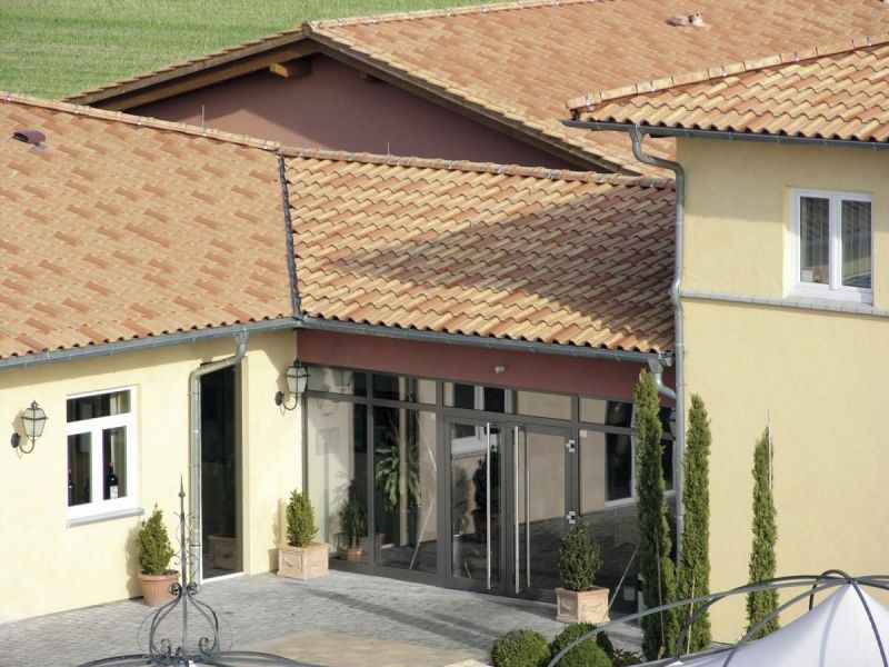 Керамическая черепица Koramic Romane 11 солома антик