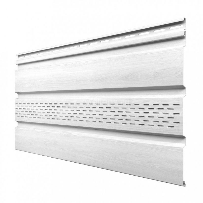 Софит Технониколь виниловый частично перфорированный белый 3м /1 шт