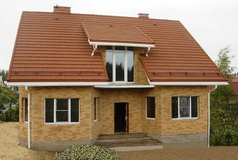 Композитная черепица Metrotile MetroRoman Терракот