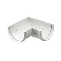 Docke / Деке Standart Угловой элемент желоба внешний 90° Белый