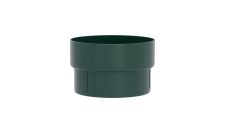 Муфта трубы соединительная  ПВХ стандарт зеленый, 135х90мм