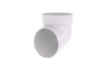 Колено сливное  ПВХ стандарт белый, 135х90мм